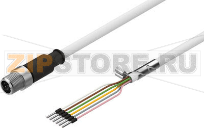 Кабель электродвигателя 5 м Festo NEBM-SM12G8-E-5-Q5-LE6 