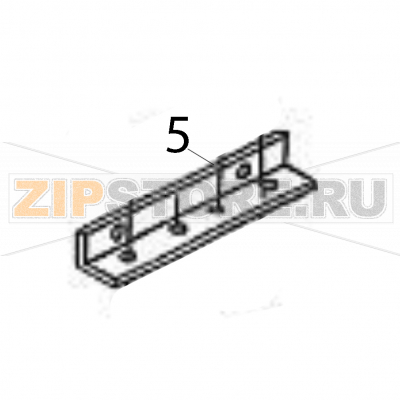 Frame bracket Sato M84Pro Frame bracket Sato M84ProЗапчасть на деталировке под номером: 5Название запчасти на английском языке: Frame bracket Sato M84Pro.