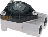 BRASS FLOWMETER 1/4-1/4 GAS-ATT. HEAD