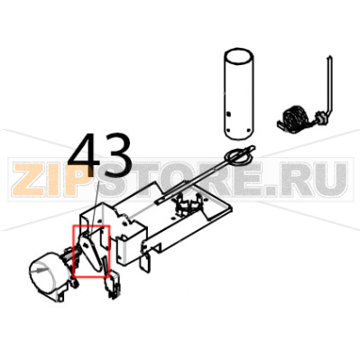Camma Tecnoeka KF 1010 EV UD Camma Tecnoeka KF 1010 EV UDЗапчасть на деталировке под номером: 43