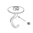 Hook, Dough KitchenAid K45