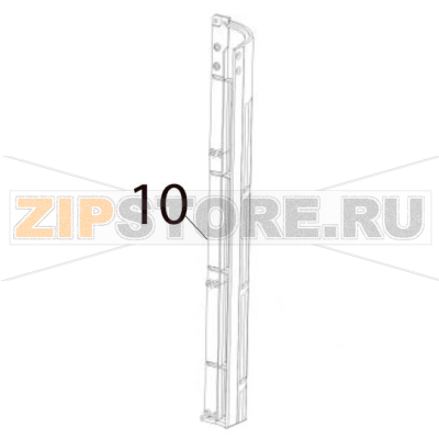 Stand bar (back right) Hurakan HKN-IMSD15 Stand bar (back right) Hurakan HKN-IMSD15Запчасть на деталировке под номером: 10