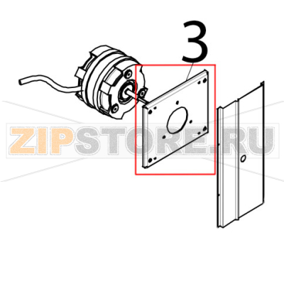 Supporto motore ad inversione di marcia Tecnoeka KF 1010 A UD Supporto motore ad inversione di marcia Tecnoeka KF 1010 A UDЗапчасть на деталировке под номером: 3