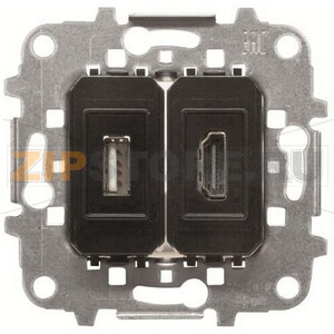 Механизм разъёма HDMI+USB ABB 6330.00 