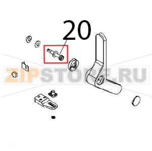 Innesto maniglia Angelo Po FX201G3 Innesto maniglia Angelo Po FX201G3Запчасть на деталировке под номером: 20