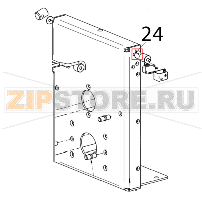 Albero cerniera coperchio Fimar PF40E Albero cerniera coperchio Fimar PF40EЗапчасть на деталировке под номером: 24