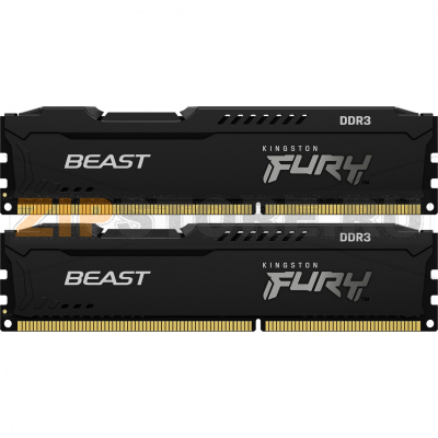 Оперативная память 16 Гб, 1866 МГц, DDR3 Kingston KF318C10BBK2/16 