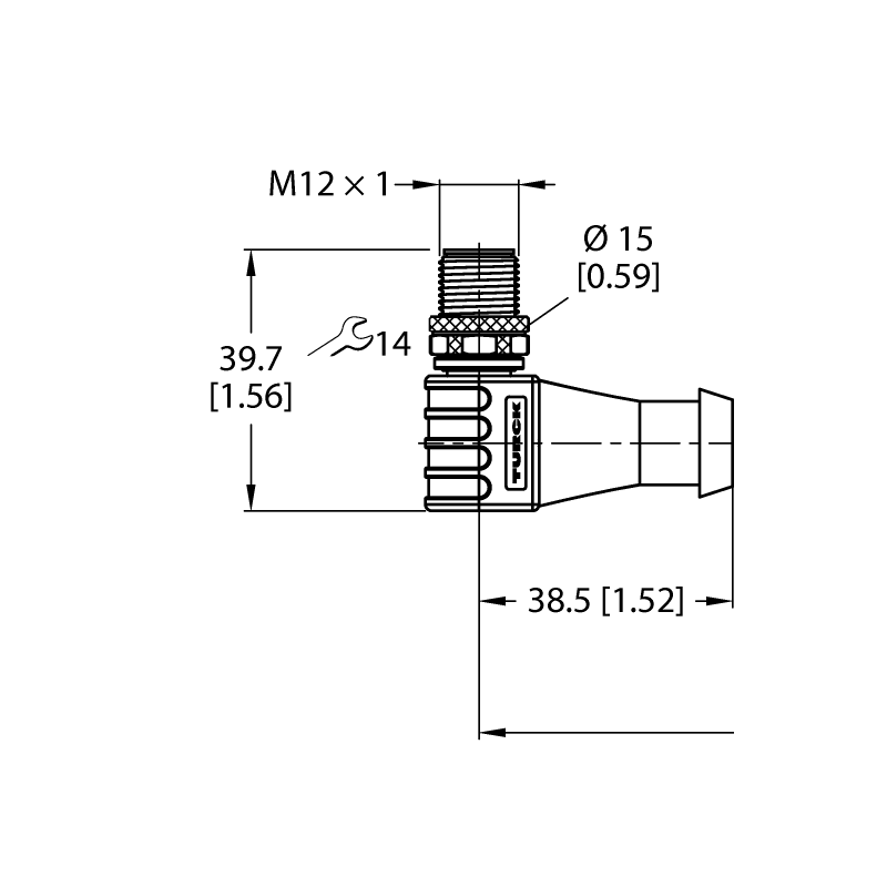 Кабель Ethernet Turck WSSD-RJ45S-4422-10M 