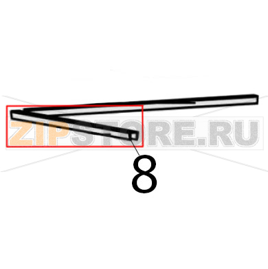 Sealing Bartscher RT-78B-8 Sealing Bartscher RT-78B-8Запчасть на деталировке под номером: 8