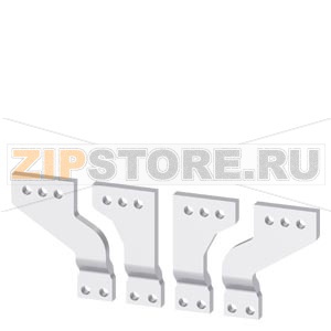 front, broadened main conn. pieces for mounting on fr. ter. f. main circ. conn. 4 units, fixed-mount. circ. br. accessory for circuit breaker 3WL10 / 3VA27 Siemens 3VW9011-0AL74 