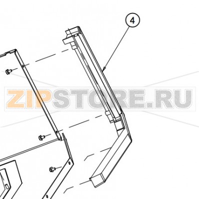 Передняя крышка принтера Datamax H-4212 Передняя крышка принтера Datamax H-4212 (стандартный корпус)Запчасть на сборочном чертеже под номером: 4Название запчасти Datamax на английском языке: Cover, Media, Front, H4S