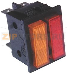 Voyant rectangulaire à clipser - 250 V - 