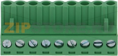 TERMINAL BLOCK 9-POLES PITCH 5.08 