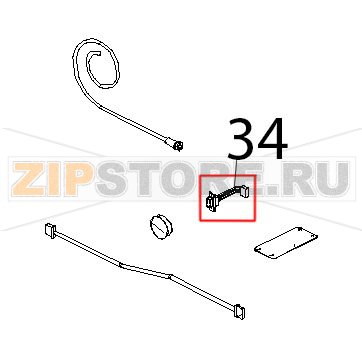 Cavo colleg. scheda-connett. DB9F, RS232 Unox XV 203G Cavo colleg. scheda-connett. DB9F, RS232 Unox XV 203GЗапчасть на деталировке под номером: 34