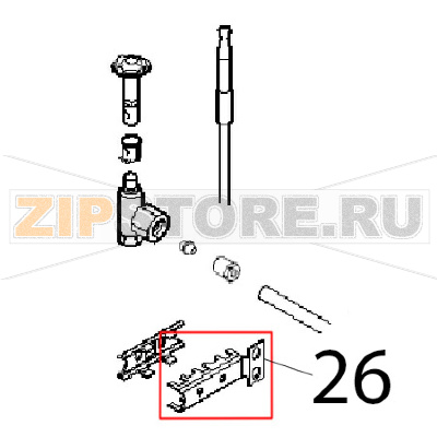 S/staffa ant. Angelo Po 1G1FA0G S/staffa ant. Angelo Po 1G1FA0GЗапчасть на деталировке под номером: 26