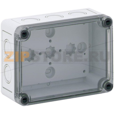 Корпус 94x130x57 мм, материал: поликарбонат, серый, 1 шт Spelsberg TK PC 1309-6-tm 