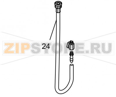 Трубка 3/4&quot; F Fimar PPF/5 Трубка 3/4" F для картофелечисток Fimar PPF/5Запчасть на деталировке под номером: 24Количество запчастей в комплекте: 1Оригинальное название запчасти Fimar: Tube