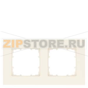 DELTA MIRO РАМКА 2-МЕСТН. 90X90 MM ЭЛЕКТРОБЕЛЫЙ Siemens 5TG1112-3 