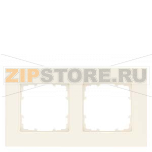 DELTA MIRO РАМКА 2-МЕСТН. 90X90 MM ЭЛЕКТРОБЕЛЫЙ Siemens 5TG1112-3 