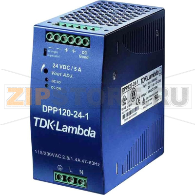 Блок питания на DIN-рейку 48 В/DC, 2.5 А, 120 Вт TDK-Lambda DPP-120-48-1 