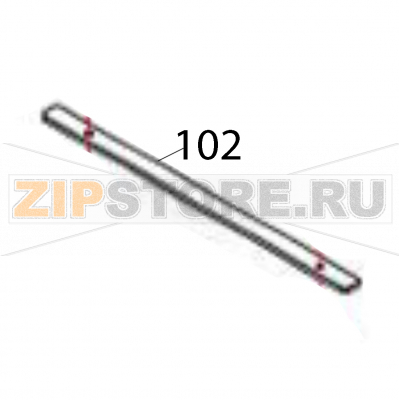 Guide spacer (tray) Sato SG112-ex Guide spacer (tray) Sato SG112-exЗапчасть на деталировке под номером: 102Название запчасти на английском языке: Guide spacer (tray) Sato SG112-ex.