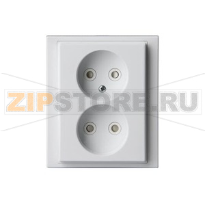 Розетка без заземления 16 А, 230 В, белая ABB 2TKA00000432 