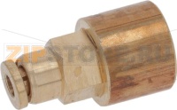 STRAIGHT FITTING ø 1/4F - 4 mm OT57