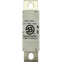 Предохранитель, 100 A, AC 700 В, DC 700 В, 25x112 мм, aR Eaton RECOMMEND FWP-100B