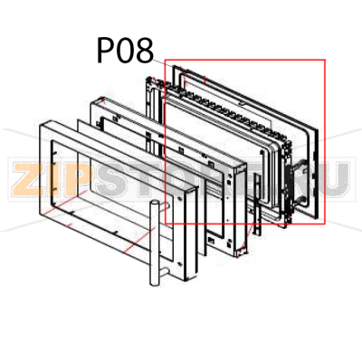 Shielding board Hurakan HKN-WP900G Shielding board Hurakan HKN-WP900GЗапчасть на деталировке под номером: P08