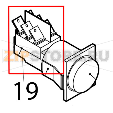 Push-button Silanos N700 PS Push-button Silanos N700 PSЗапчасть на деталировке под номером: 19