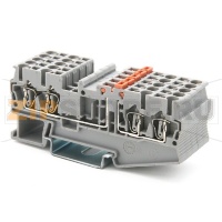 Клемма проходная с ножевым размыкателем, пружинная, синяя CHIKU RNS 2,5-QUATTRO-MT BU