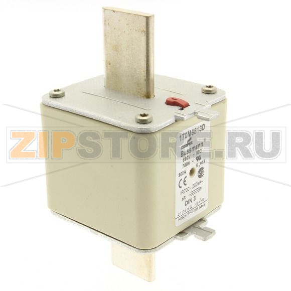 Предохранитель, 900 A, AC 690 В, 200 кА, DIN 3, aR, DIN, IEC Eaton FUSE 900A 690V aR DIN 3 HSDNH 