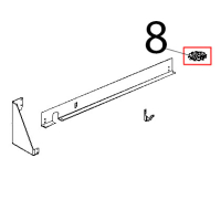Tappo per tubo di scarico liquidi inox C Unox XVC 515G