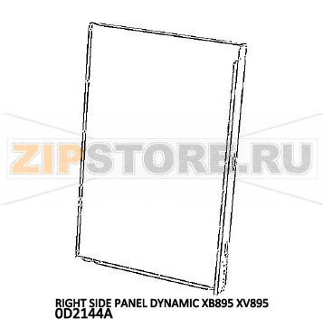 Right side panel dynamic Unox XB 893 Right side panel dynamic Unox XB 893Запчасть на деталировке под номером: 102Название запчасти на английском языке: Right side panel dynamic Unox XB 893