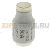 Предохранитель, 50 A, AC 500 В, 50 кА, D3, 27x16 мм, gR, IEC быстродействующий Eaton FUSE 50A DI