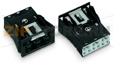 Защелкивающаяся розетка; 3-пол.; Код. A; 4,00 mm; черные Wago 770-703 Protected against mismating and maintenance-freePush-in CAGE CLAMP® spring pressure connection technology allows solid conductors to be simply pushed into a unit.Two wire connections per pole for loops or bridgesAdditional variable coding is possible....