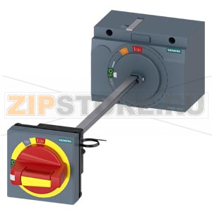 door mounted rotary operator emergency-off IEC IP65 with door interlock 24V DC lighting kit accessory for: 3VA6 150/250 3VA5 250 Siemens 3VA9277-0FK27 