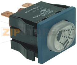 КНОПКА, БЕЛАЯ С ТРАФАРЕТНОЙ ПЕЧАТЬЮ 