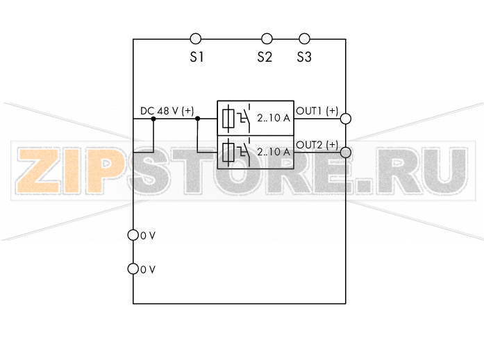 electronic circuit breaker; 2-channel; 48 VDC input voltage; adjustable 2 … 10 A; communication capability Wago 787-1662/000-200 Features:Space-saving ECB with two channelsNominal current: 2 … 10 A (adjustable for each channel via sealable selector switch)Switch-on capacity > 23000 ?F per channelOne illuminated, three-colored button per channel simplifies switching (on/off), resetting, and on-site diagnosticsTime-delayed switching of channelsTripped message (group signal)Status message for each channel via pulse sequenceRemote input resets tripped channels or switches on/off any number of channels via pulse sequence...