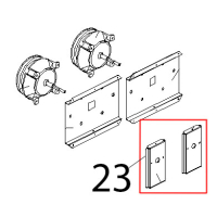 Nuovo supporto premistoppa zincato Unox XB 403G
