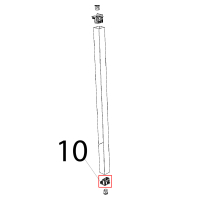 Door lower fulcrum-cap CL BL Unox XB 895