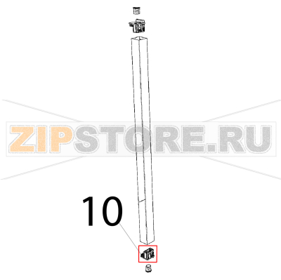 Door lower fulcrum-cap CL BL Unox XB 895 Door lower fulcrum-cap CL BL Unox XB 895Запчасть на деталировке под номером: 10
