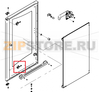 Customer service set for interior door hinge P3 CONVOTHERM OES 10.10   Customer service set for interior door hinge P3 CONVOTHERM OES 10.10Запчасть на сборочном чертеже под номером: 440Название запчасти на английском&nbsp;языке: Customer service set for interior door hinge P3 CONVOTHERM OES 10.10