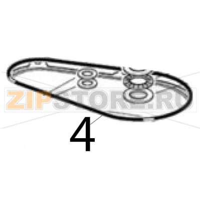Guarnizione or Scotsman MF 46 WS Guarnizione or Scotsman MF 46 WSЗапчасть на деталировке под номером: 4