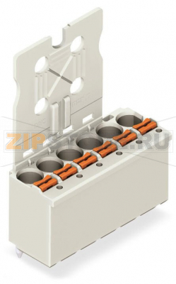 1-conductor THT female header; 1.4 mm O solder pin; прямые; прямая маркировка; 2,5 мм; Шаг контактов 5 мм; 12-пол.; светло-серые Wago 2092-1162/000-1000 Универсальное соединение для всех типов проводниковПростой монтаж одножильных проводников и многожильных проводников с наконечником путем вставкиПростая в использовании конструкция не требует применения специальных инструментовВозможность выполнения монтажа как в соединенном, так и в разъединенном состоянииВстроенные тестовые порты для тестирования параллельно вводу проводникаЗаказная установка выводов под пайку...