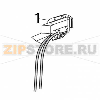 Ribbon sensor assembly Intermec PF2i Ribbon sensor assembly Intermec PF2iЗапчасть на деталировке под номером: 1Название запчасти на английском языке: Ribbon sensor assembly Intermec PF2i.