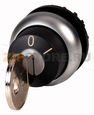 Переключатель с ключом, с фиксацией, 2 положения, 0, I, рамка Titan Eaton M22-WRS 