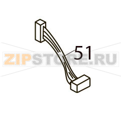 Motor drive harness Toshiba TEC SP40II Motor drive harness Toshiba TEC SP40IIЗапчасть на деталировке под номером: 51