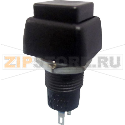 Кнопка 250 В/AC, 1 А, 1 x выкл/вкл, с фиксацией, 1 шт TRU Components TC-R13-83B-05BK 