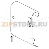 Kit media rewind plate to be used with cutter option Zebra 90XiIII Plus